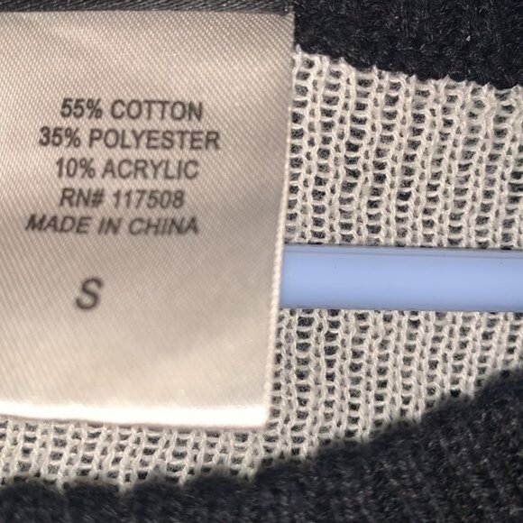 Star Wars Boys Darth Vader Graphic Knit Sweater Black White Size S Cotton Blend - Picture 3 of 8